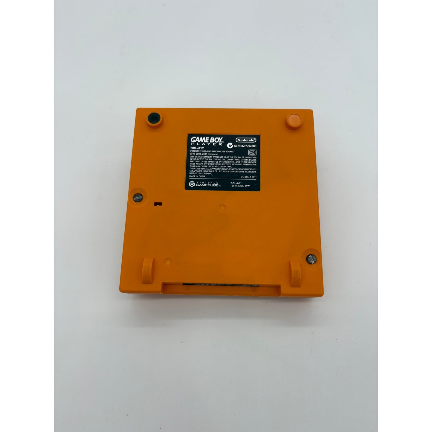 Nintendo Orange Spice GameCube Gameboy Player Adapter Region Free - DOL-017