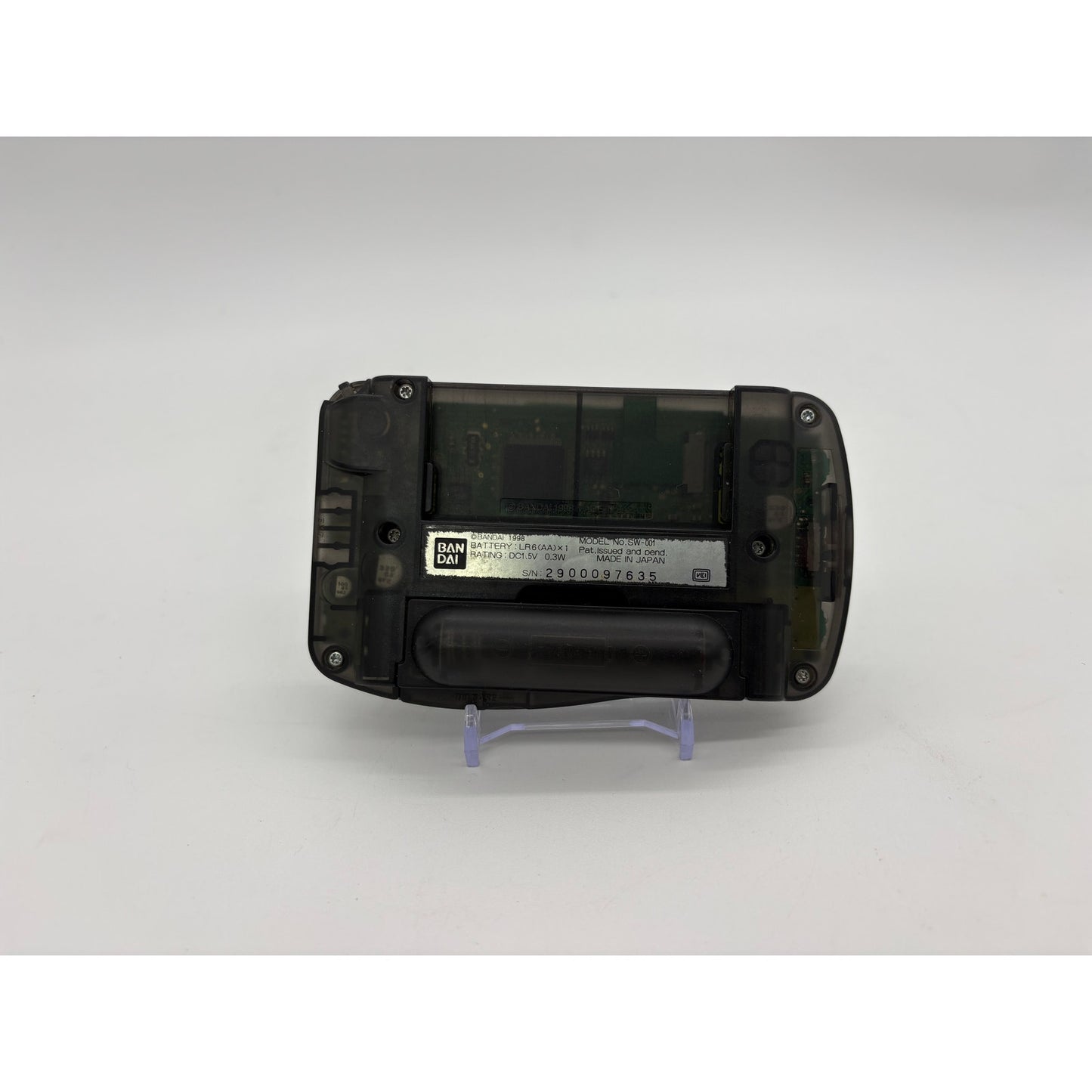Transparent Black Bandai WonderSwan Console