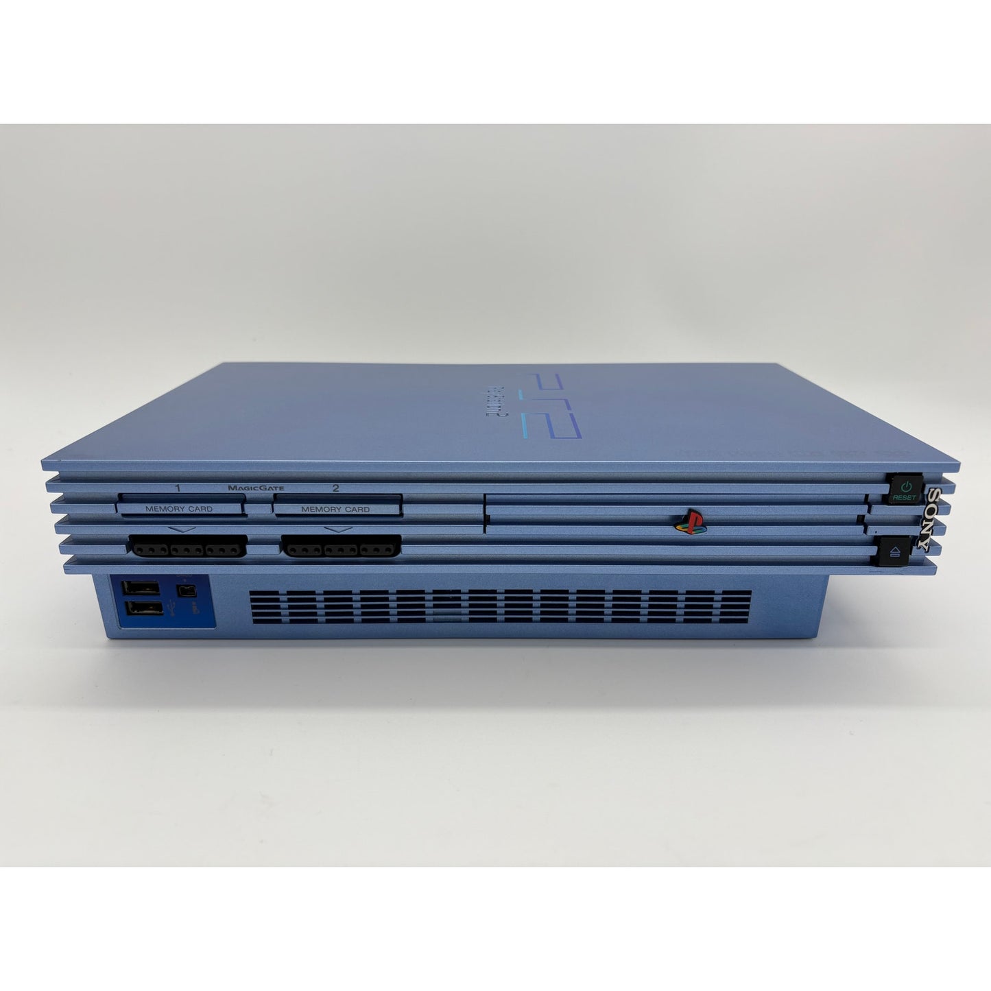 Sony Aqua Blue Playstation 2 PS2 Fat Console SCPH-39000 - Matching Serial
