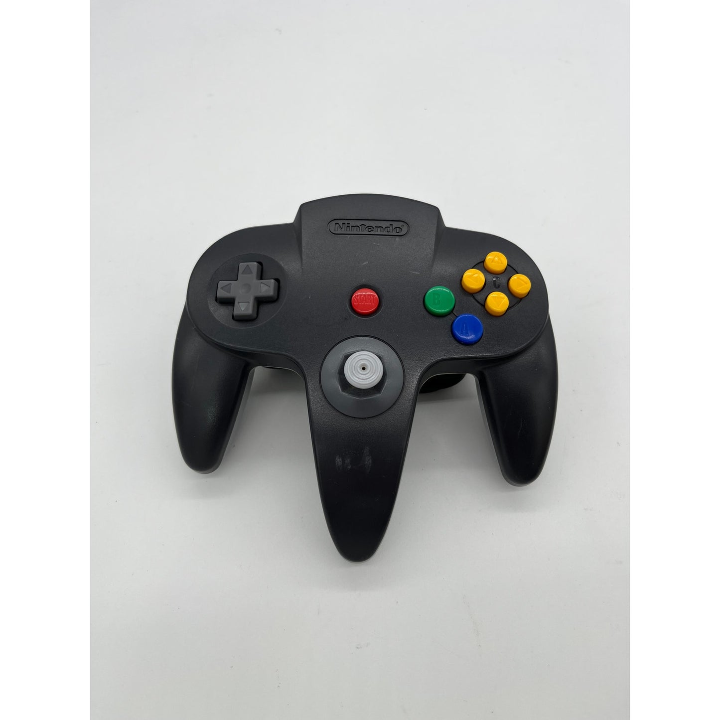 OEM Black Gray Nintendo 64 N64 Controller - Good Stick