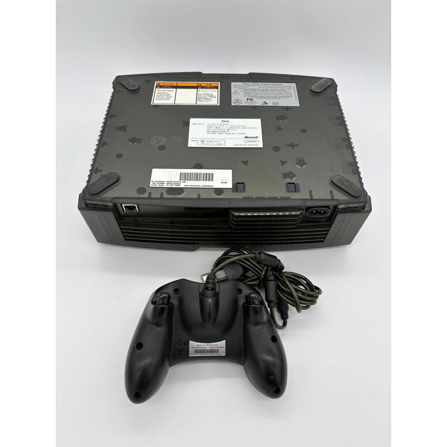 Rare Xbox Clear Skeleton Black Console Set - Region Free - See Description