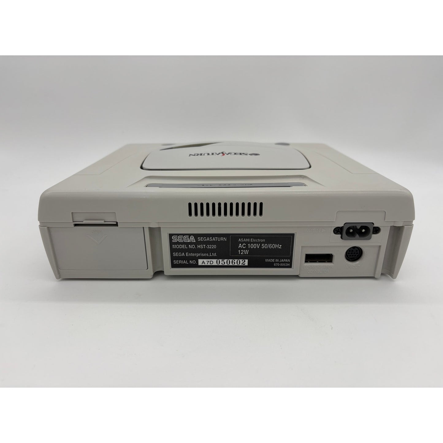 White Sega Saturn Console - Japanese Import