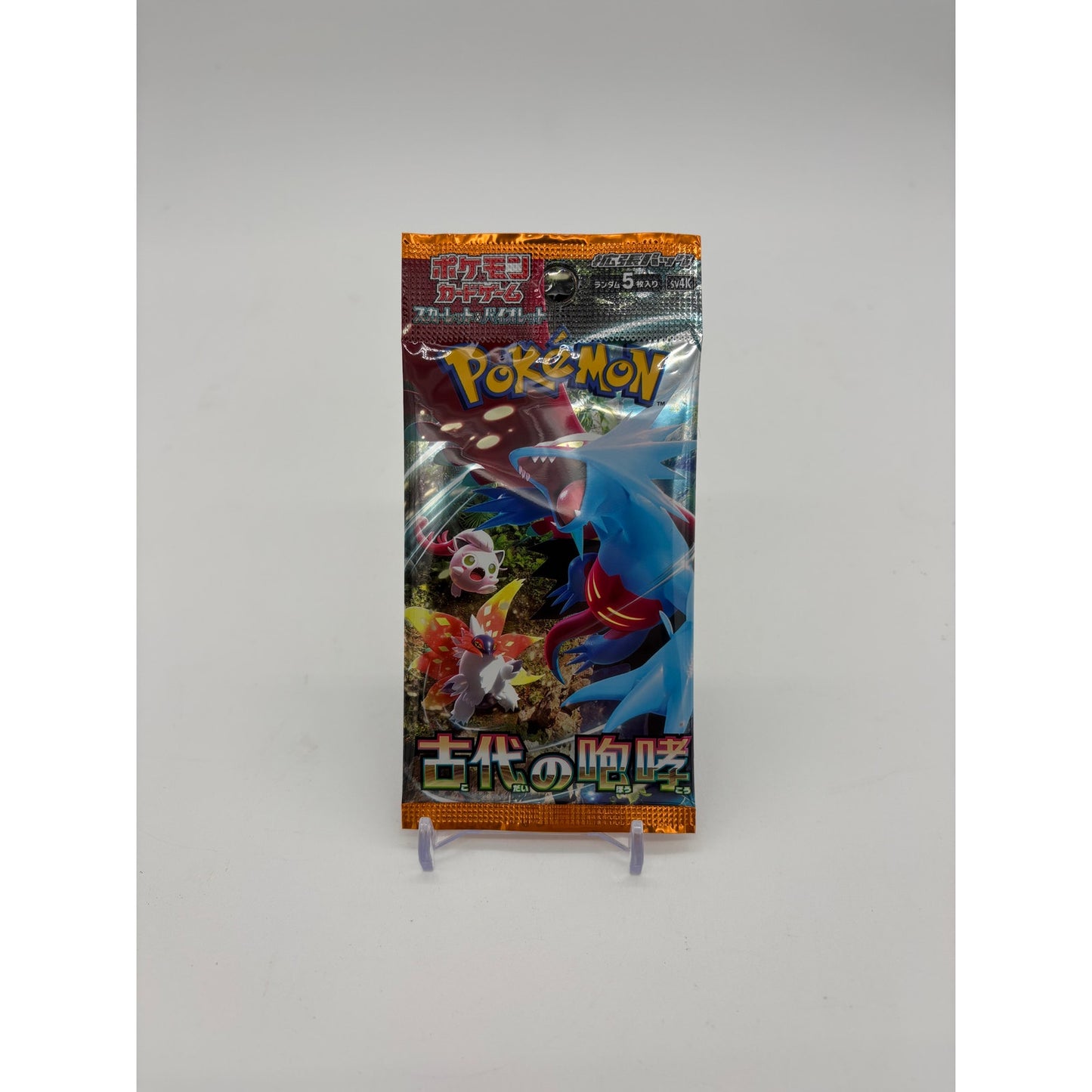 Pokemon Card Booster Pack - Ancient Roar sv4k (Paradox Rift)