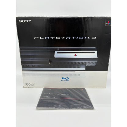 Sony PlayStation 3 PS3 60GB CECHA00 w/Matching Serial Box - See Description