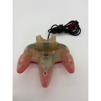 Clear Red Watermelon Nintendo 64 Console - Region Free