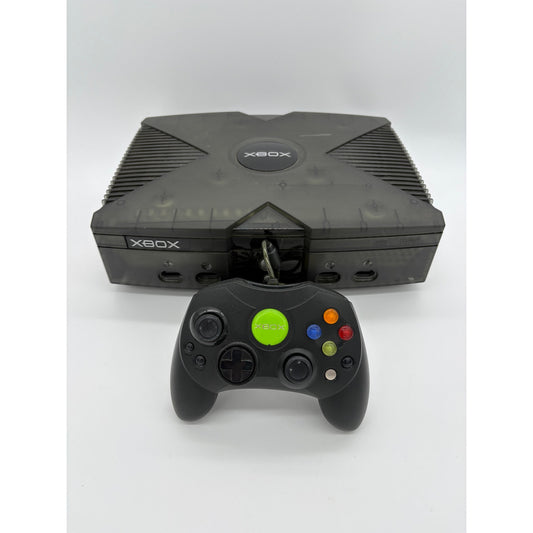 Rare Xbox Clear Skeleton Black Console Set - Region Free - See Description