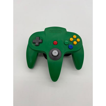 OEM Green Nintendo 64 N64 Controller - Good Stick