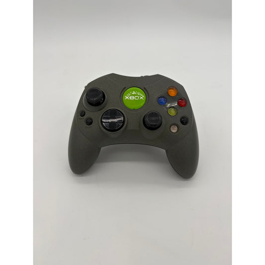 Original Xbox Gray w/Green Logo Wired Controller - Japanese Import
