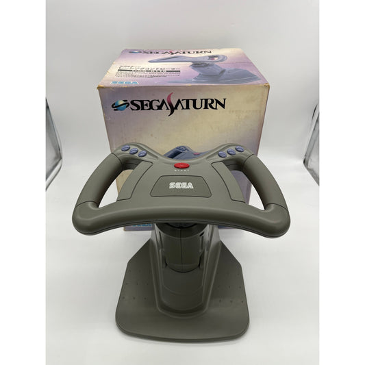 Sega Saturn Arcade Racer Analog Racing Steering Wheel HSS-0115