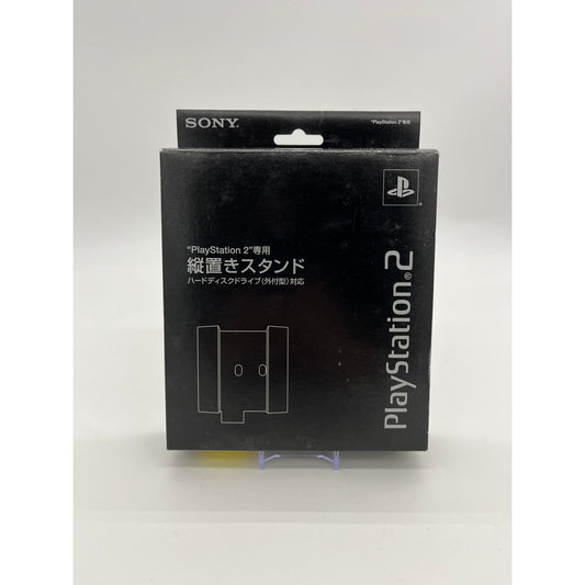 New OEM Midnight Black Sony Vertical Stand for Playstation 2 PS2 Fat - SCPH-10220