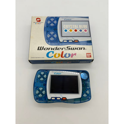Bandai WonderSwan Color Console CIB - Transparent Blue