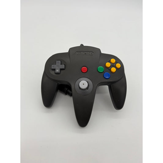 OEM Black Nintendo 64 N64 Controller - Good Stick