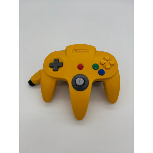 OEM Yellow Nintendo 64 N64 Controller - Good Stick