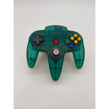 OEM Ice Blue Clear Nintendo 64 N64 Controller - Good Stick