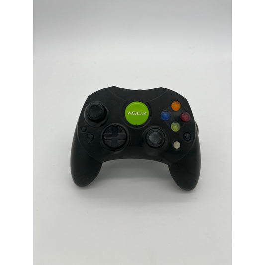Original Xbox Black w/Green Logo Wired Controller