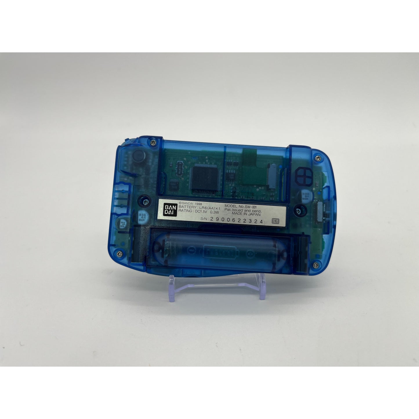 Bandai WonderSwan Console - Transparent Blue