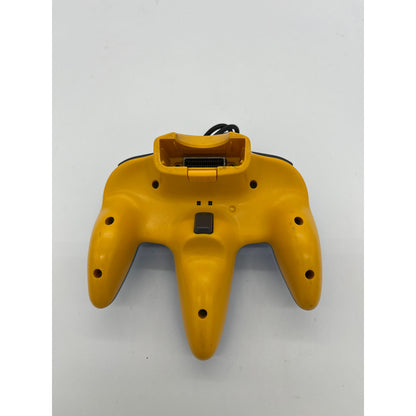 OEM Pikachu Blue and Yellow Nintendo 64 N64 Controller - Good Stick