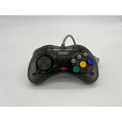 Clear Black Controller Cool Pad HSS-0101 for Sega Saturn