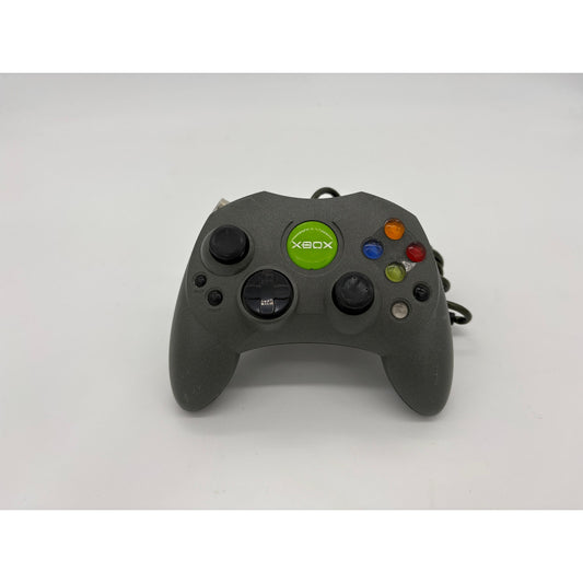 Original Xbox Gray w/Green Logo Wired Controller - Japanese Import