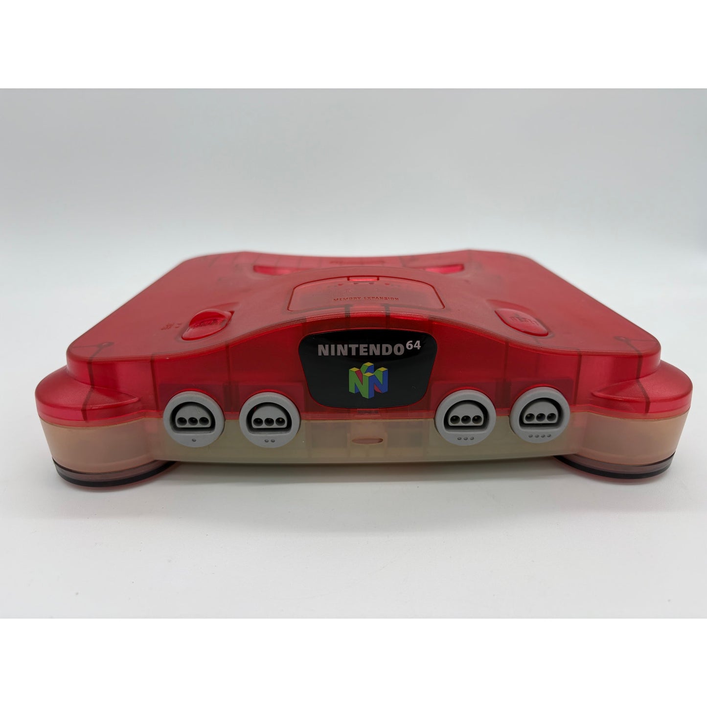 Clear Red Watermelon Nintendo 64 Console - Region Free