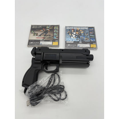 Sega Saturn Light Gun and Virtual Cop 1 and 2 Games